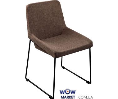Мягкий стул из ткани Comfy (Комфи) пепельно-коричневый