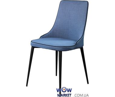 Мягкий стул из ткани Elegance (Элеганс) голубой
