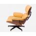 Кресло Eames lounge chair с отоманкой бежевое