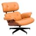Кресло Eames lounge chair бежевое