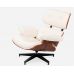 Кресло Eames lounge chair белое
