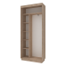 Распашной шкаф для одежды Fast Doros цвет Дуб сонома 2 двери ДСП 90х42х210 (150000)
