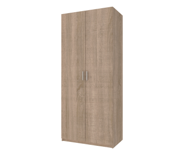Распашной шкаф для одежды Promo Doros цвет Сонома 2 ДСП 90х52х204 (40908024)