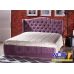 Кровать двуспальная Аливио с подьемным механизмом 160х200см (пепельно-сливовый) Domini (Домини)