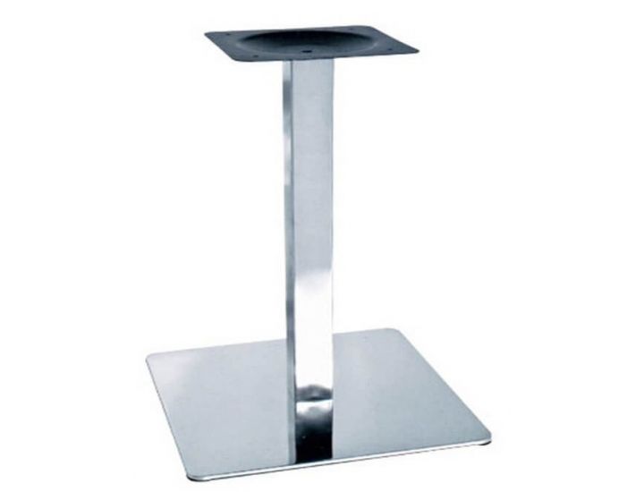 Опора для стола Нил, высота 72 см, основание 45*45 см, нержавеющая сталь