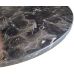 Столешница GSDM для стола WERZALIT круглая 80 см, черный мрамор 