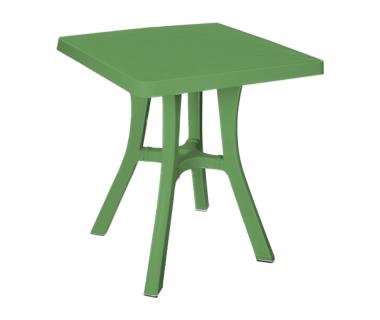 Стол квадратный Irak Plastik Royal 70x70 см зеленый