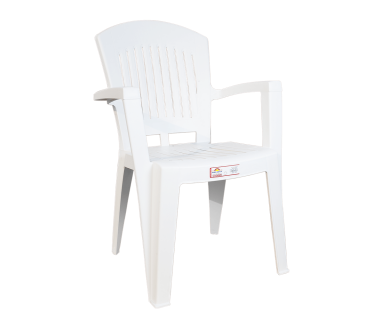 Кресло Irak Plastik Aspendos белое