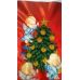 Новогодний сапожок вышитый бисером Украшение елки от Пушки Натальи