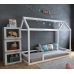 Детская кровать домик Анетти плюс с бортиком в интернет магазине мебели Вау Маркет
