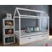 Детская кровать домик Китти с ящиками в интернет магазине мебели Вау Маркет
