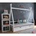 Детская кровать домик Моана плюс с ящиками в интернет магазине мебели Вау Маркет