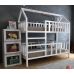 Детская двухъярусная кровать домик Молли в интернет магазине мебели Вау Маркет