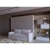 Шкаф кровать трансформер двуспальная с диваном Optima Sofa в интернет магазине мебели Вау Маркет