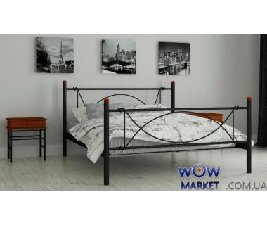 Кровать металлическая Роуз 160х200см MADERA (Мадера)