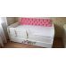 Кровать с мягкой спинкой КМС 21 в интернет магазине мебели Вау Маркет