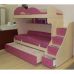 Выдвижные кровати для троих детей ВКТ 6 в интернет магазине мебели Вау Маркет