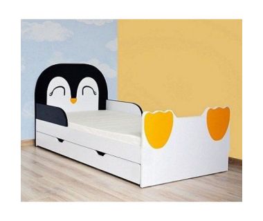 Детская односпальная кровать Пингвинчик ДКП 1
