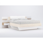 Кровать мягкая спинка + приставные прикроватные тумбы (2шт), модульная система Асти,  Миромарк