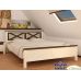 Кровать двуспальная Нормандия (Сосна) 160х200см Микс Мебель Уют в интернет магазине мебели Вау Маркет