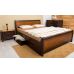Кровать полуторная 120х200(190)см Олимп Сити с интарсией и ящиками в интернет магазине мебели Вау Маркет