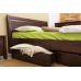 Кровать двуспальная 200х200 см Олимп Сити с филенкой и ящиками