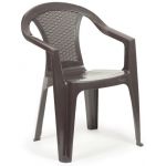 Кресло пластиковое Atlanta коричневое