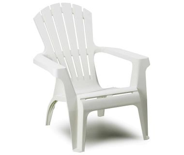 Кресло пластиковое Dolomiti белое