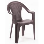 Кресло пластиковое Ischia коричневое