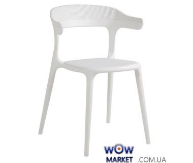 Кресло Luna-Stripe 2336 белое сидение 01 верх Белый 01 Papatya (Турция)