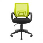 Кресло компьютерное Спайдер Ю - Пластик - Сетка черная+зеленая