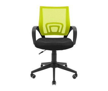 Кресло компьютерное Спайдер Ю - Пластик - Сетка черная+зеленая