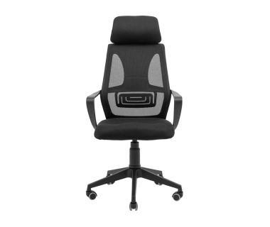 Кресло компьютерное Профи - Пластик - Сетка черная