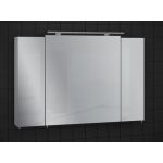 Зеркальный шкаф для ванной Everest 100 см серый, без подсветки