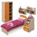 Детская кровать Маугли МДМ-11 без ламелей оранжевая