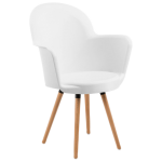 Кресло Tilia Gora-N ножки буковые белое