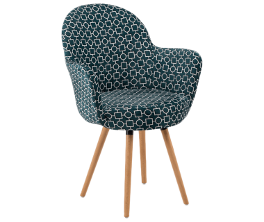 Кресло Tilia Gora-N ножки буковые, сиденье с тканью ARTCLASS 808