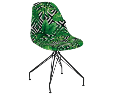 Стул Tilia Eos-X сиденье с тканью, ножки металлические крашеные VOKATO