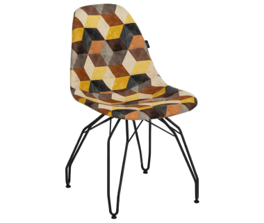 Стул Tilia Eos-M сиденье с тканью, ножки металлические крашеные SIESTA 301