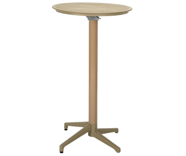 Стол барный с откидной столешницей Tilia Moon d60 см цвет кофе