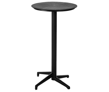 Стол барный с откидной столешницей Tilia Moon d60 см черный