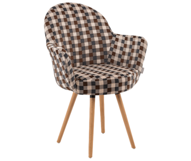 Кресло Tilia Gora-N ножки буковые, сиденье с тканью ARTNUVO 46094 - V5
