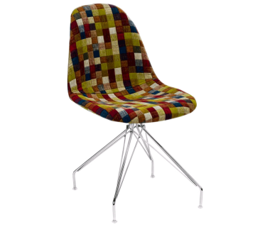 Стул Tilia Eos-X сиденье с тканью, ножки металлические хромированные COLOURBOX 7701