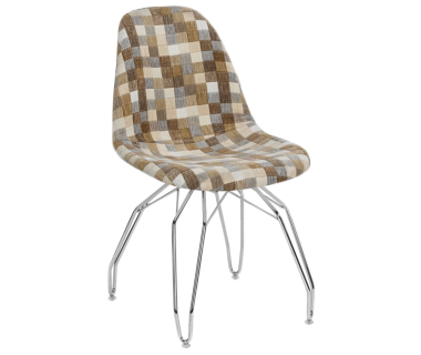 Стул Tilia Eos-M сиденье с тканью, ножки металлические хромированные COLOURBOX 7801