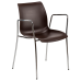 Кресло Tilia Laser ножки хромированные венге