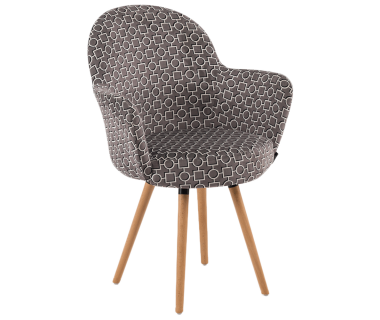 Кресло Tilia Gora-N ножки буковые, сиденье с тканью ARTCLASS 802