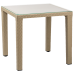 Стол Tilia Antares 80x80 см ножки пластиковые кофейный