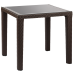 Стол Tilia Antares 80x80 см ножки пластиковые венге