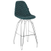 Стул барный Tilia Eos-M сиденье с тканью, ножки металлические хромированные ARTCLASS 808