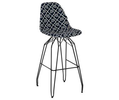 Стул барный Tilia Eos-M сиденье с тканью, ножки металлические крашеные ARTCLASS 805